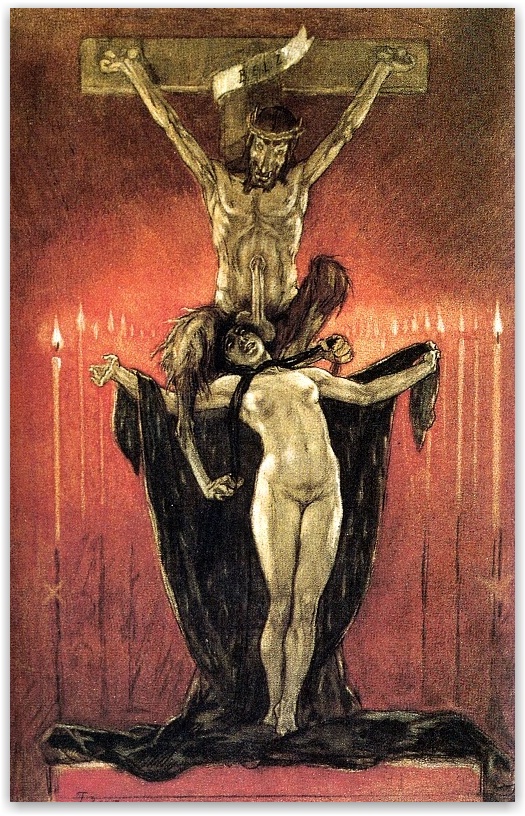 Felicien Rops - Nesvaté rouhání