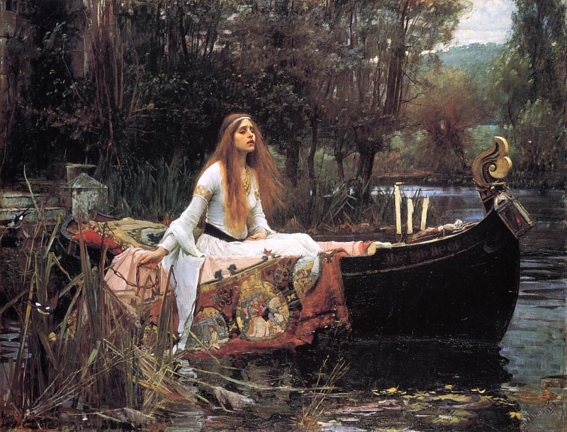 John William Waterhouse: Paní ze Shalottu